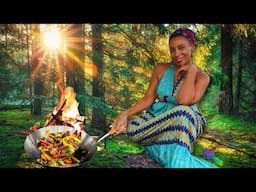 I Enjoy Cooking In Solitude Over the Fire — Rain is on the Way!