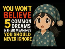 You Won’t Believe These 5Common Dreams & Their Meanings You Should Never Ignore