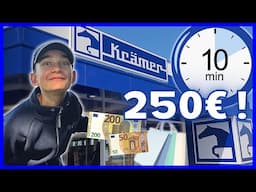 - 10 MINUTES ET 250€ POUR ACHETER TOUT CE QU'IL VEUT A KRAMER ! - Le paradis !