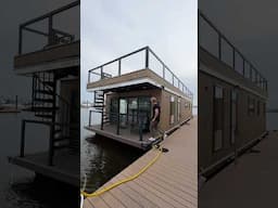 Touring the Newest Floating Prefab Home on the East Coast #hometour
