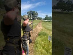 73 yard shot at a Buffalo 3D Target #archery