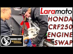 Honda CRF Engine Swap with The Machine Shop Team! #engineswap