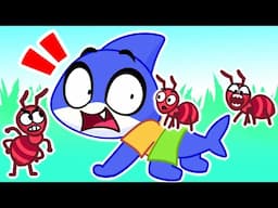 No! 😱 Don’t Play with Ants! 🐜 Safety Cartoons | Nursery Rhymes & Kids Songs by Sharky and Sparky🌟