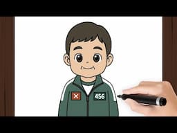 How To Draw a PLAYER 456 I ROUND 6 I KAWAII