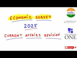 Economic Survey 2025 - UPSC Prelims Exam Preparation