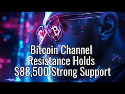 The Daily Update - Bitcoin Channel Resistance Holds. $88,500 Strong Support.