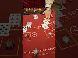 Dealer Said GO ALL IN!!! #Vegas #blackjack #casino