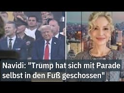 "Trump hat sich mit Parade selbst in den Fuß geschossen" - Navidi zu "völlig groteskem Bild"