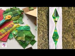 I MADE A CRUMB SNAKE! (Crumb Quilting & Reverse Applique!)