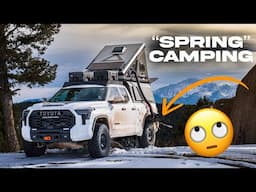 Dwell Shell Camping Gear Load-out! | 1st day of "Spring"