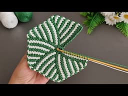 Motif, Coaster, Flower. Make and Sell. How to make a very easy fower coaster motif. Tunisian crochet
