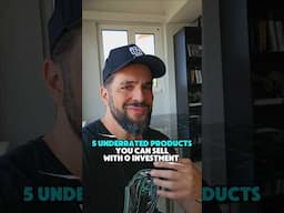 5 Underrated products you can sell with 0 investment! #incomeideas #printify #pod
