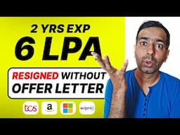 2 Years Exp | 6 LPA Resigned Without Offer | Pune Startup Employee's story @RoadToCodeWithMB