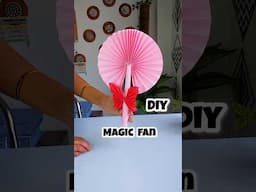 Kisi ko Pata Bhi Na Chale ki ye Fan Hai #magic #diy #craft #papercraft