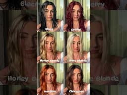 What colour looks best?😂#aifilter