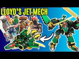 This Set is the BEST - Lloyd's Transforming Jet Mech REVIEW! Ninjago Dragons Rising S3 71845