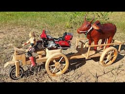 DIY Woodworking Projects - How To Make Mini Motor From Wood | Seoul Life