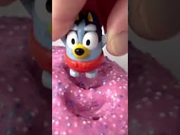 Baby Bluey Slime Mixing