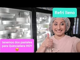 Ya quiero ver como me quedarán estos 2 pasteles de quinceañera 🤩