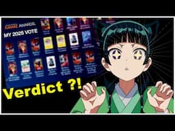 JE VOTE LES ANIMES AWARDS CRUNCHYROLL 2025 !