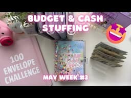 Budget With Me! 💵 May Week 3 Cash Stuffing + Long-Term Savings Goals in Motion! 🤩🤑