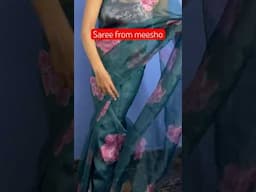 Saree from meesho #haul #saree #meeshohaul #onlineshopping #meeshofinds #meesho #shopping #meeshoapp