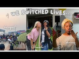 I SWITCHED CHANNELS WITH DANIELLE FOR A DAY: lazy uni days,editing, cooking + me time pro max | VLOG