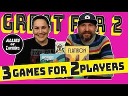 Three New 2 Player Board Games We Like