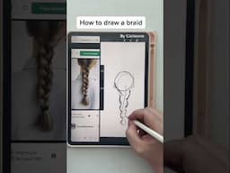 How to draw a braid. NEW course at Carlianne.com