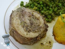 Recette de rôti de lapin farci