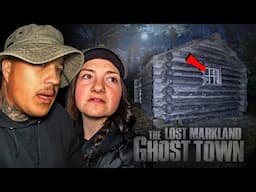 (DESERTED FOR 100 YEARS) Our SCARY CAMP ENCOUNTER at DESERTED GHOST TOWN CABIN In REMOTE WOODLANDS