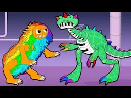 PIANOSAURUS VS YARNABY! Poppy Playtime 4 Cartoon Animation