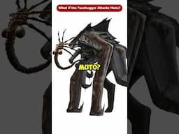 What if the Facehugger Attacks a Muto from Godzilla Universe? #Shorts #Viral