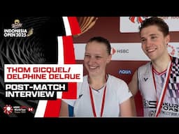 Thom Gicquel & Delphine Delrue on their historic win at #IndonesiaOpen2025