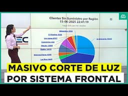 Más de 50 mil personas sin luz: Reportan masivo corte de suministro eléctrico en Araucanía y Bio Bío