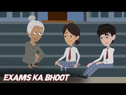 Exam Ka Bhoot | Animated Horror Story In Hindi