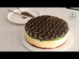 Dubai Chocolate Cheesecake | with Egg Substitutes
