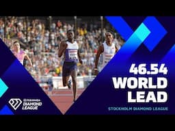 Benjamin runs 46.54 world lead to edge Warholm and Dos Santos in 400m hurdles | Wanda Diamond League