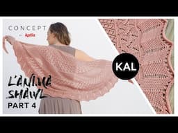 KAL L'ANIMA 4/4 🌙 Gráfico K y Cierre con i-cord del Chal Calado de Medialuna