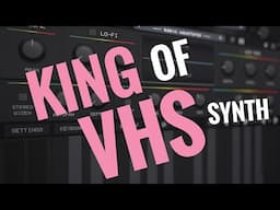 New ($4) AudioKit King of VHS Synth // iPad, iPhone, AUv3, Standalone // Walkthrough & Backstory