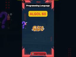 About ALGOL 60 programming language