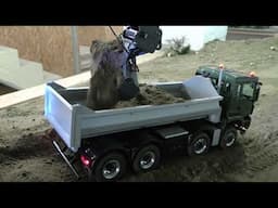 Liebherr 956 loads topsoil