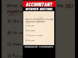 #Accountant #Interview Questions #Accounting Journal Entries #gst #taxation