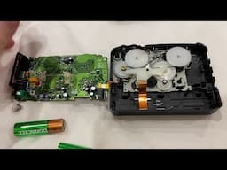 Sony Walkman WM-FX451 Teardown and Repair! Easy Belt Change!