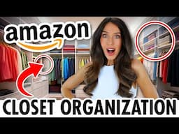20 *Stylish* AMAZON Closet Organization Ideas for 2025!