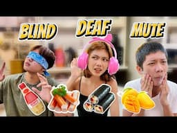 BLIND DEAF AND MUTE CHALLENGE GAWA TAYO NG SUSHI |Sammy Manese|