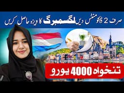 Luxembourg🇱🇺 5 years Work Visa How to apply Online 2025 #europe #job