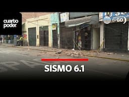 Caos y daños por sismo en Lima: un muerto y derrumbes | Cuarto Poder | Perú
