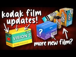 Kodak Vision 3 Changes, More New Color Films, Yashica Camera, and More!