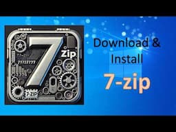 How to install a simple ZIP | Un Zip tool | Download & Install 7-Zip | WinRAR | File size reduction